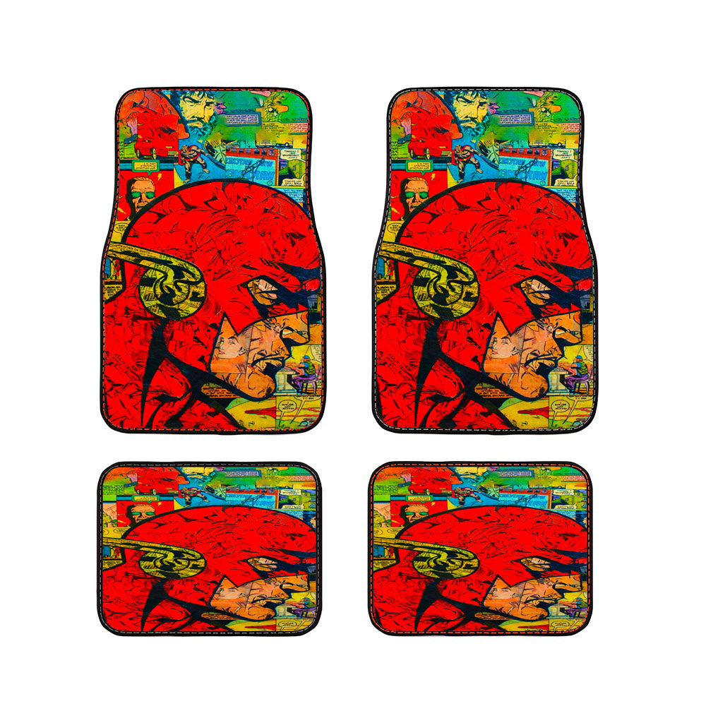 The Flash Comic Car Floor Mats Accessories
