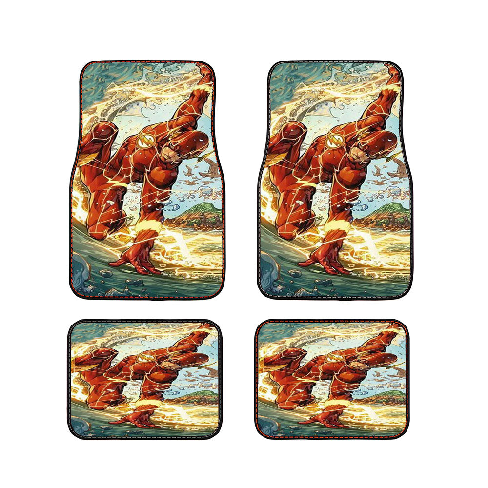 The Flash Dc Comics Car Floor Mats Accessories