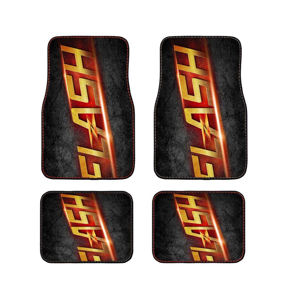 The Flash Gold Logo Car Floor Mats Accessories