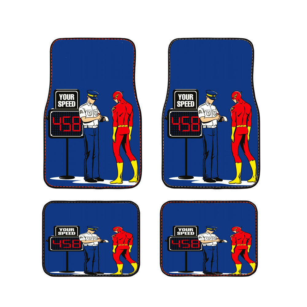 The Flash Speeding Ticket Car Floor Mats Accessories
