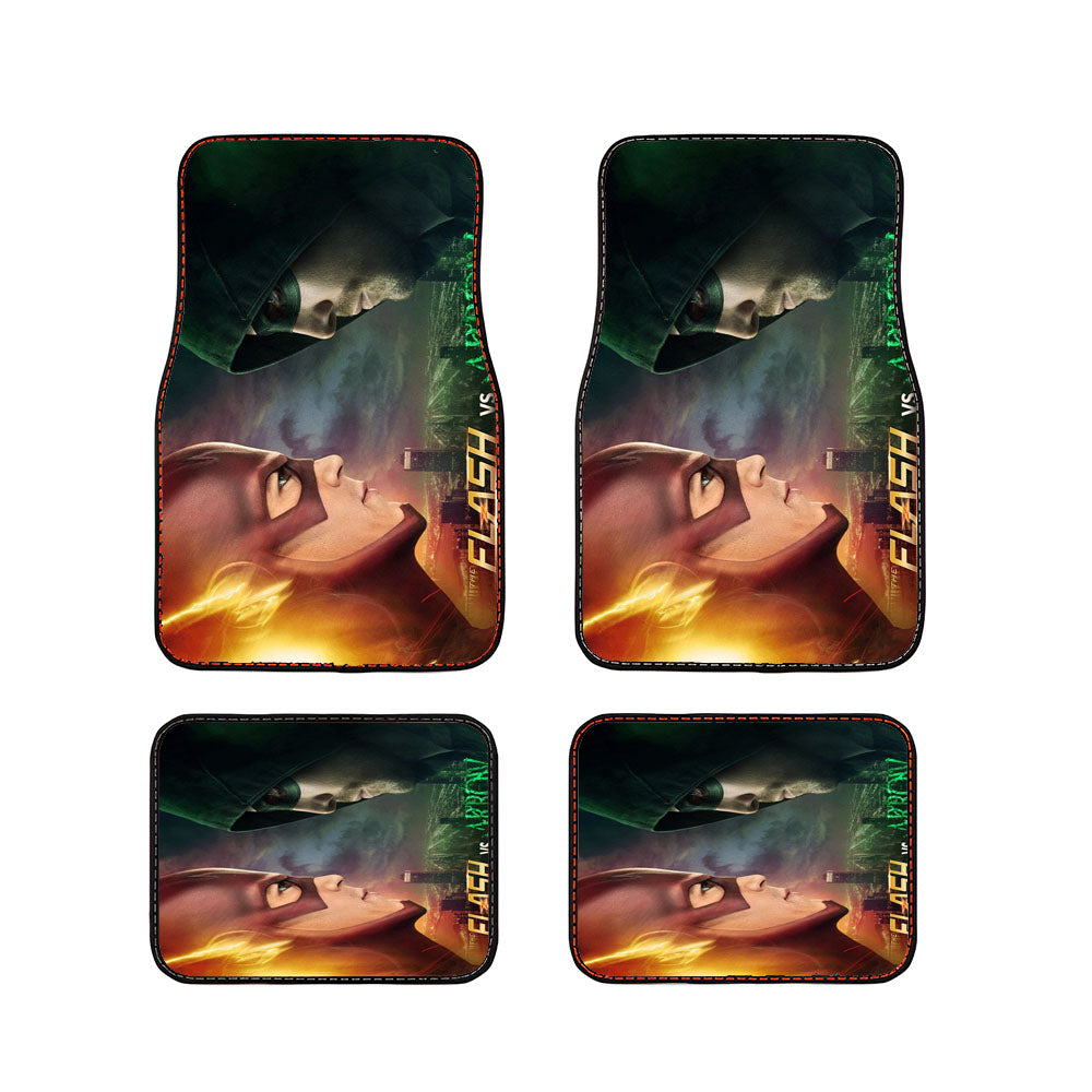 The Flash Vs Arrow 2 Car Floor Mats Accessories