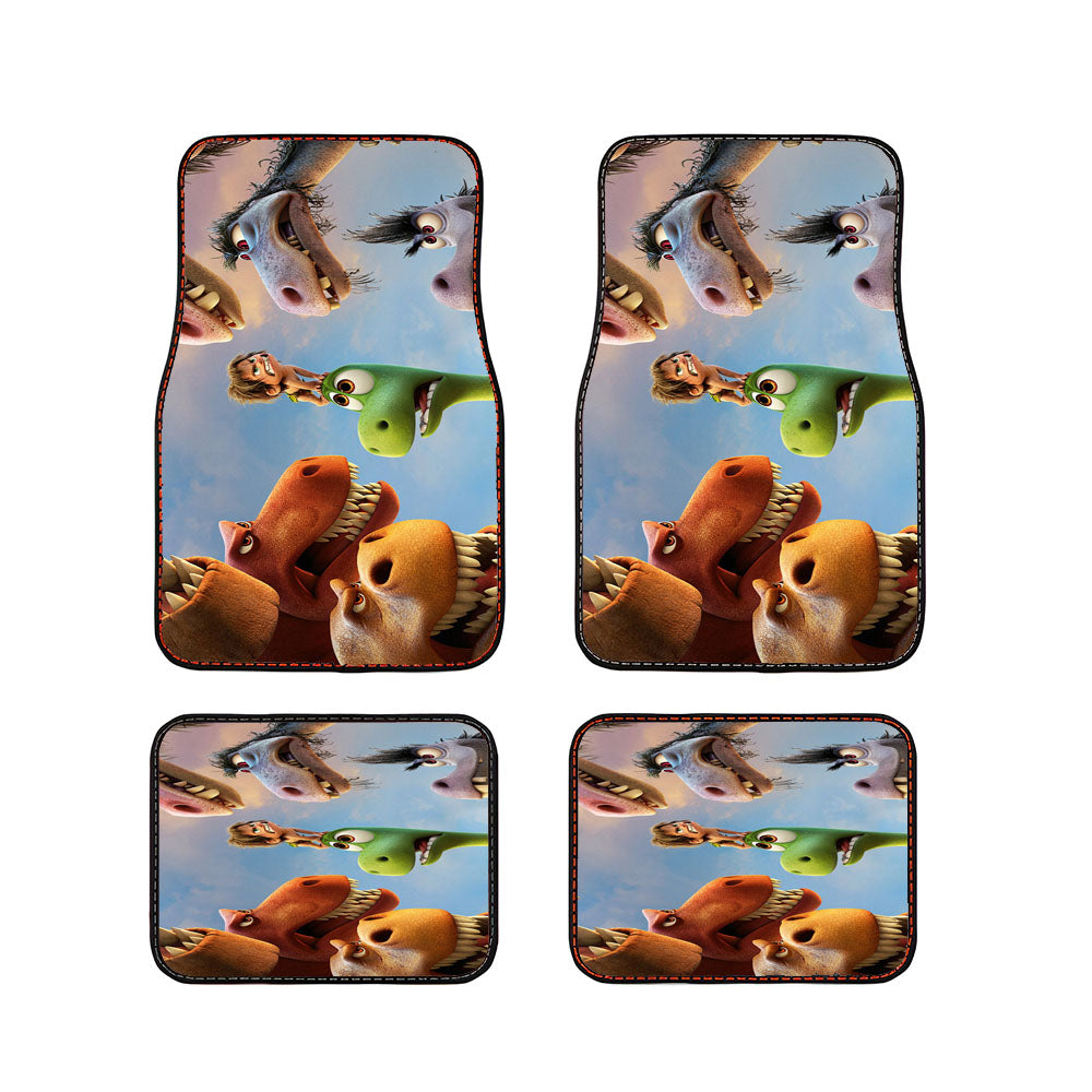 The God Dinosaur Playing In Fun Car Floor Mats Accessories
