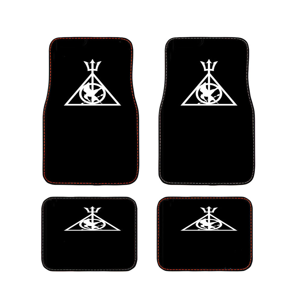 The Godly Mockingjay Hallows Car Floor Mats Accessories