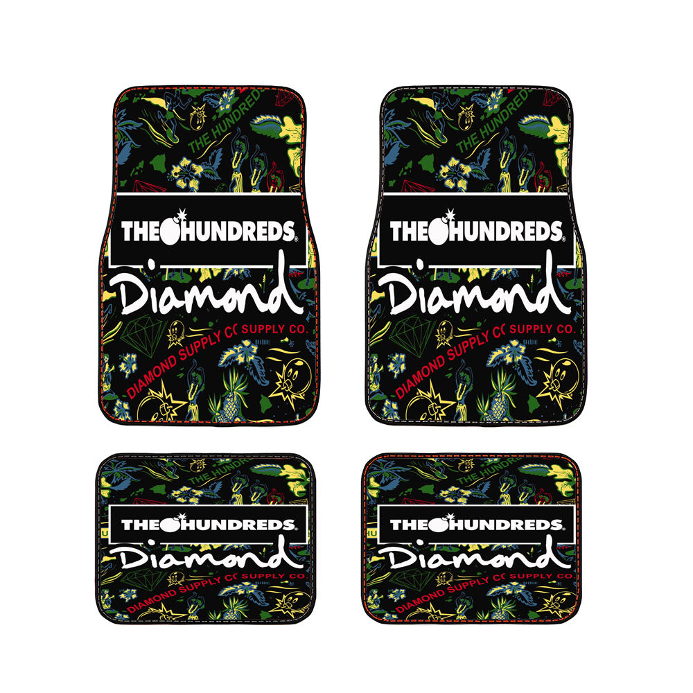 The Hundreds Diamond Supply Co Car Floor Mats Accessories