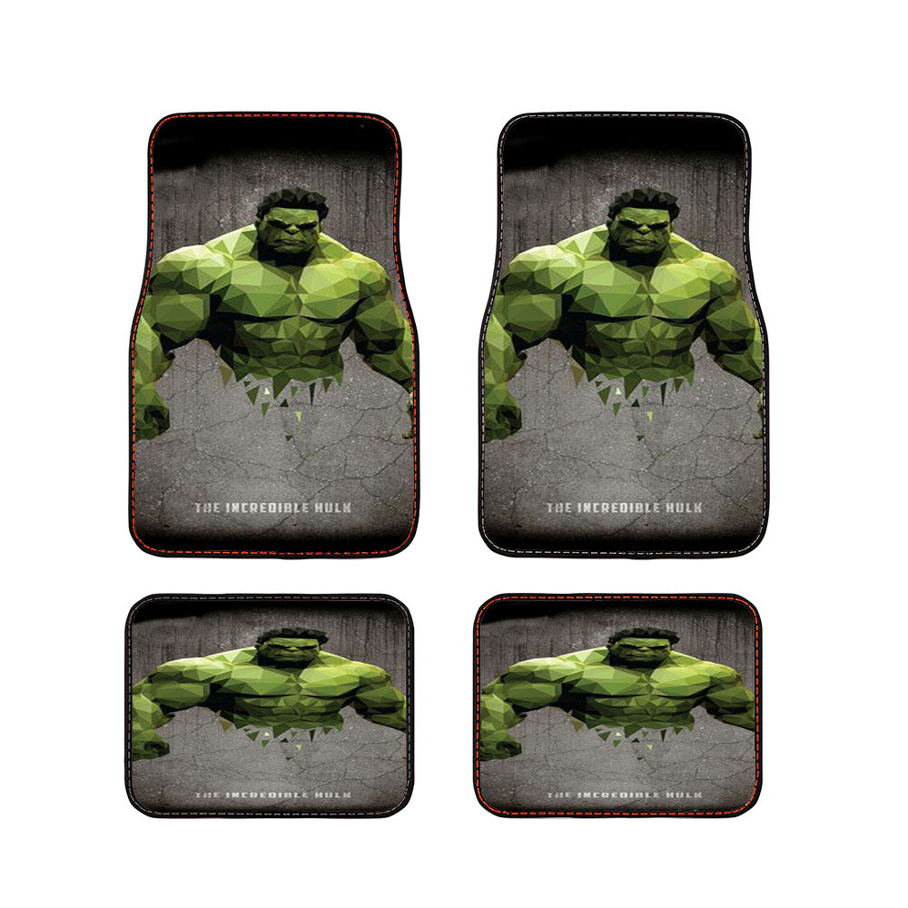 The Incredible Hulk Polygonal Car Floor Mats Accessories
