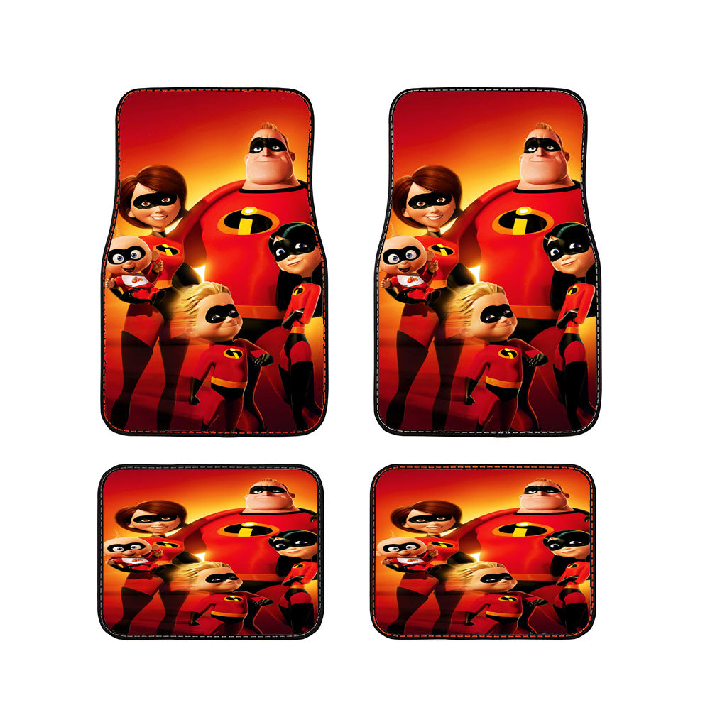 The Incredibles Character Car Floor Mats Accessories