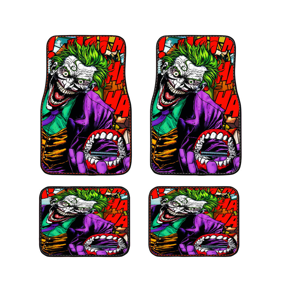 The Joker Evil Cartoon Car Floor Mats Accessories