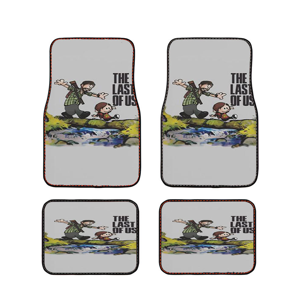 The Last Of Us As Calvin And Hobbes Car Floor Mats Accessories