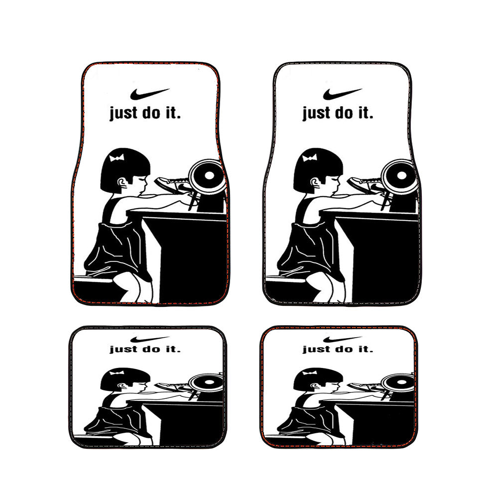 The Little Nike Girl Just Do It Car Floor Mats Accessories