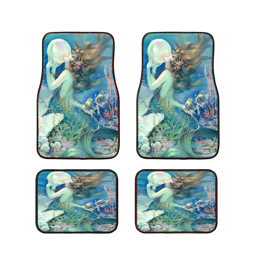 The Mermaid Painting Art Car Floor Mats Accessories