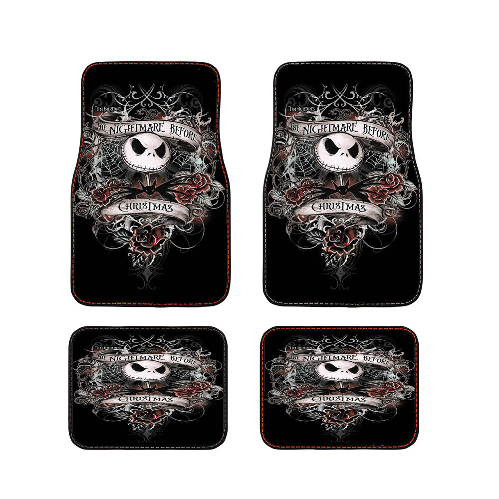 The Nightmare Before Christmas Black Car Floor Mats Accessories