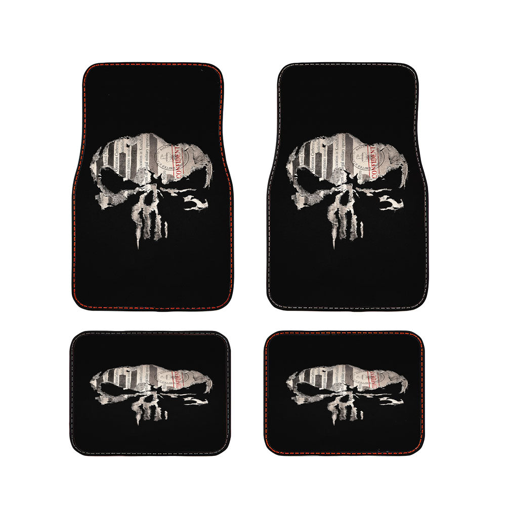 The Punisher Car Floor Mats Accessories