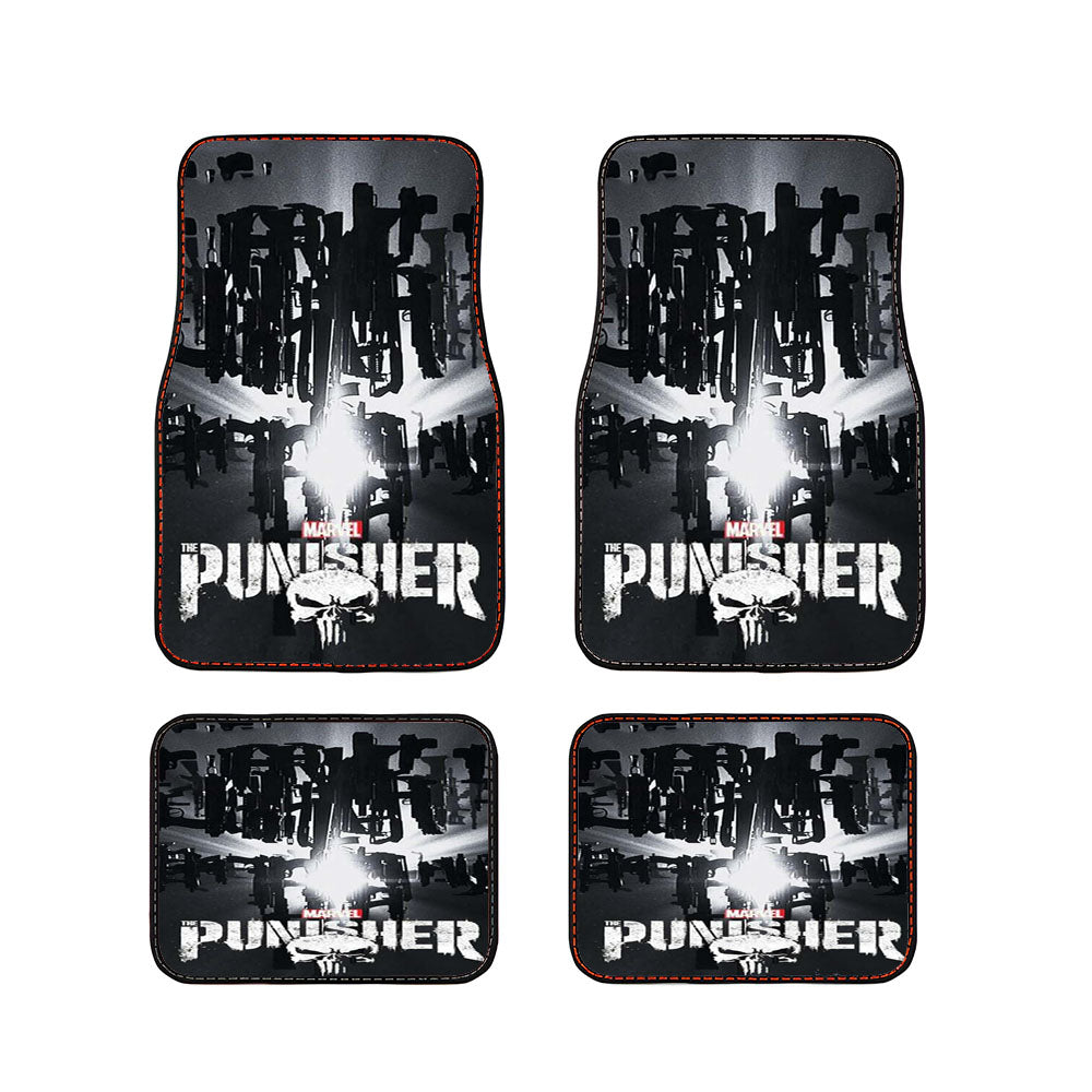 The Punisher Skull Marvel Car Floor Mats Accessories