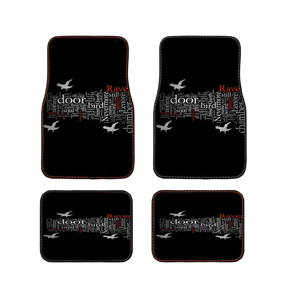 The Raven Poe Car Floor Mats Accessories