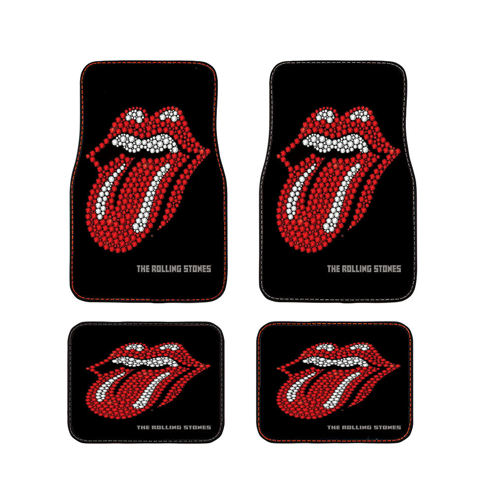 The Rolling Stones Logo Glass Car Floor Mats Accessories