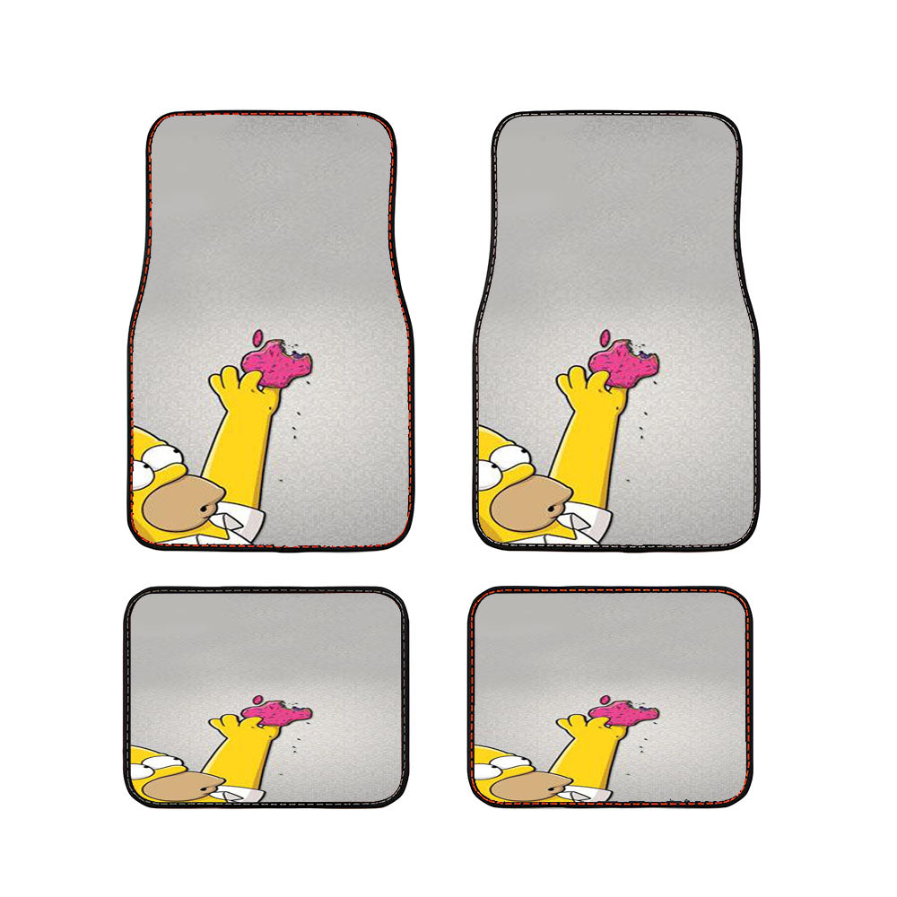 The Simpson Apple Car Floor Mats Accessories