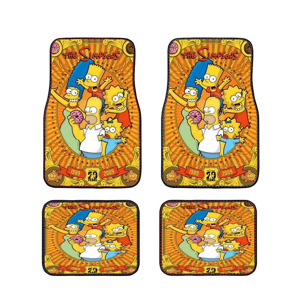 The Simpson Since 1989 Car Floor Mats Accessories