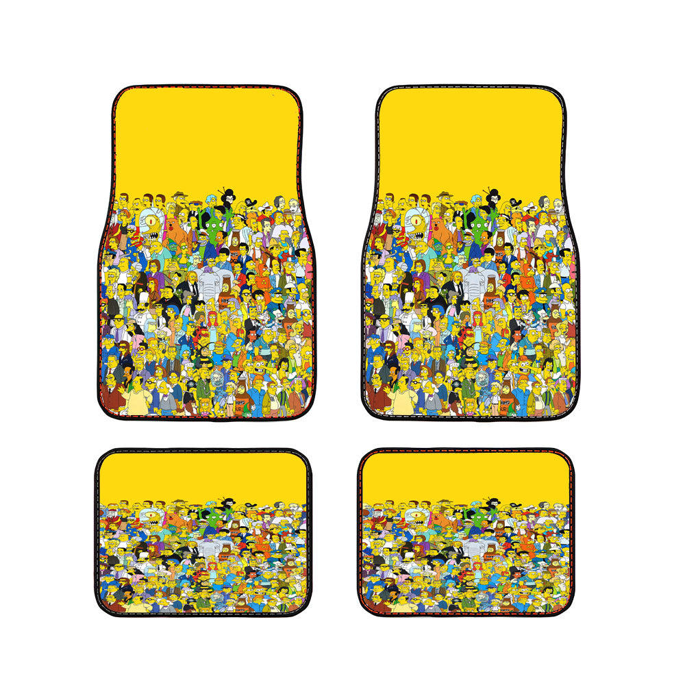 The Simpsons Car Floor Mats Accessories
