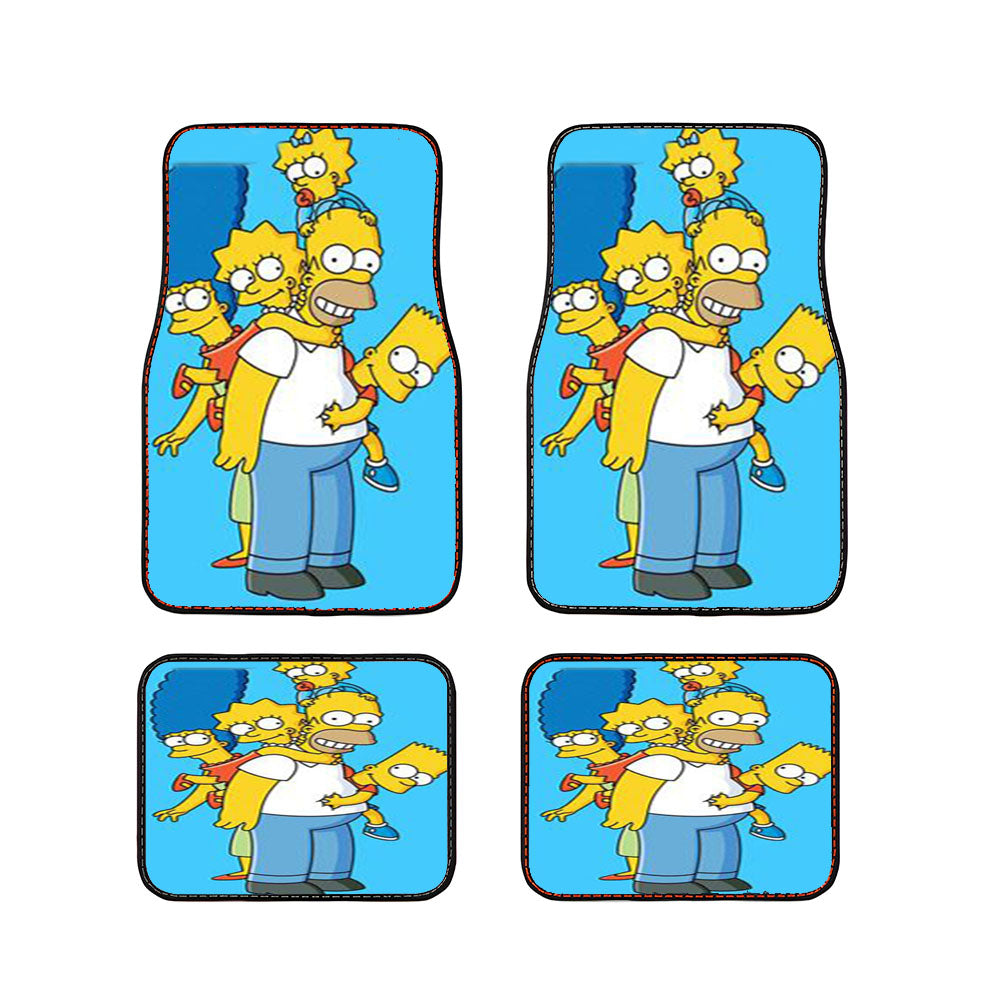 The Simpsons Family Car Floor Mats Accessories