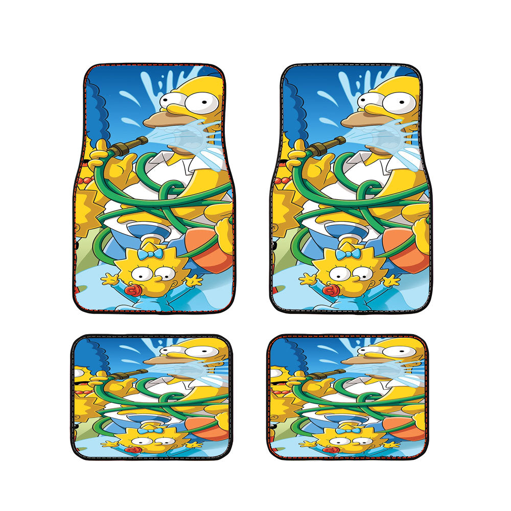 The Simpsons Water Car Floor Mats Accessories