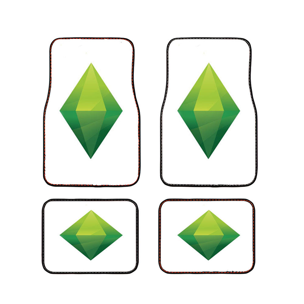 The Sims Logo Car Floor Mats Accessories