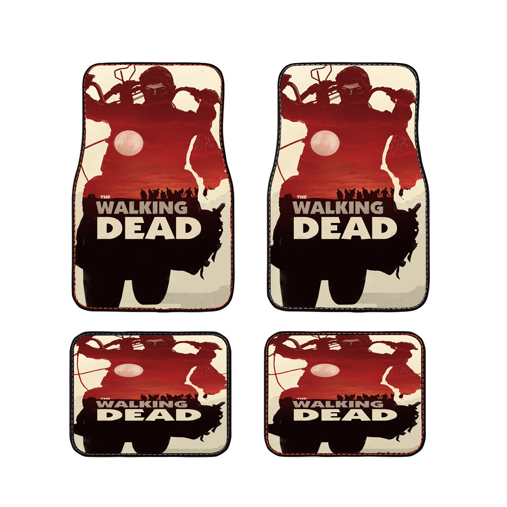 The Walking Dead Art Car Floor Mats Accessories