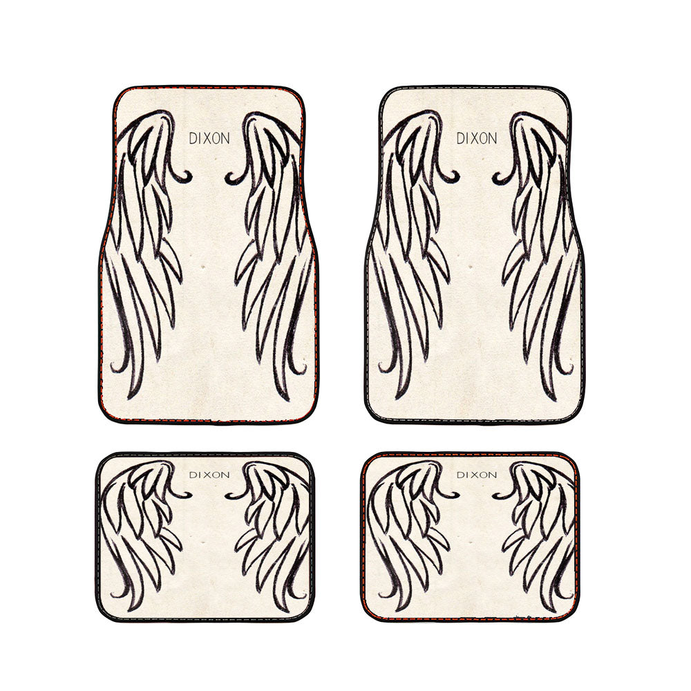 The Walking Dead Daryl Dixon Wings Car Floor Mats Accessories