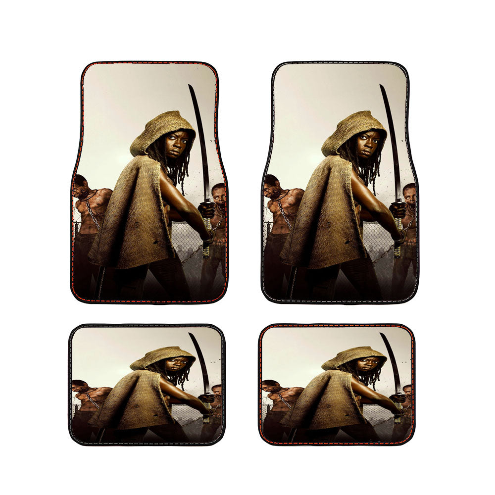 The Walking Dead Michonne Car Floor Mats Accessories