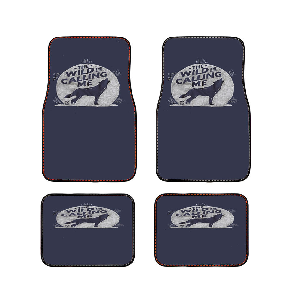 The Wild Is Calling Me Car Floor Mats Accessories