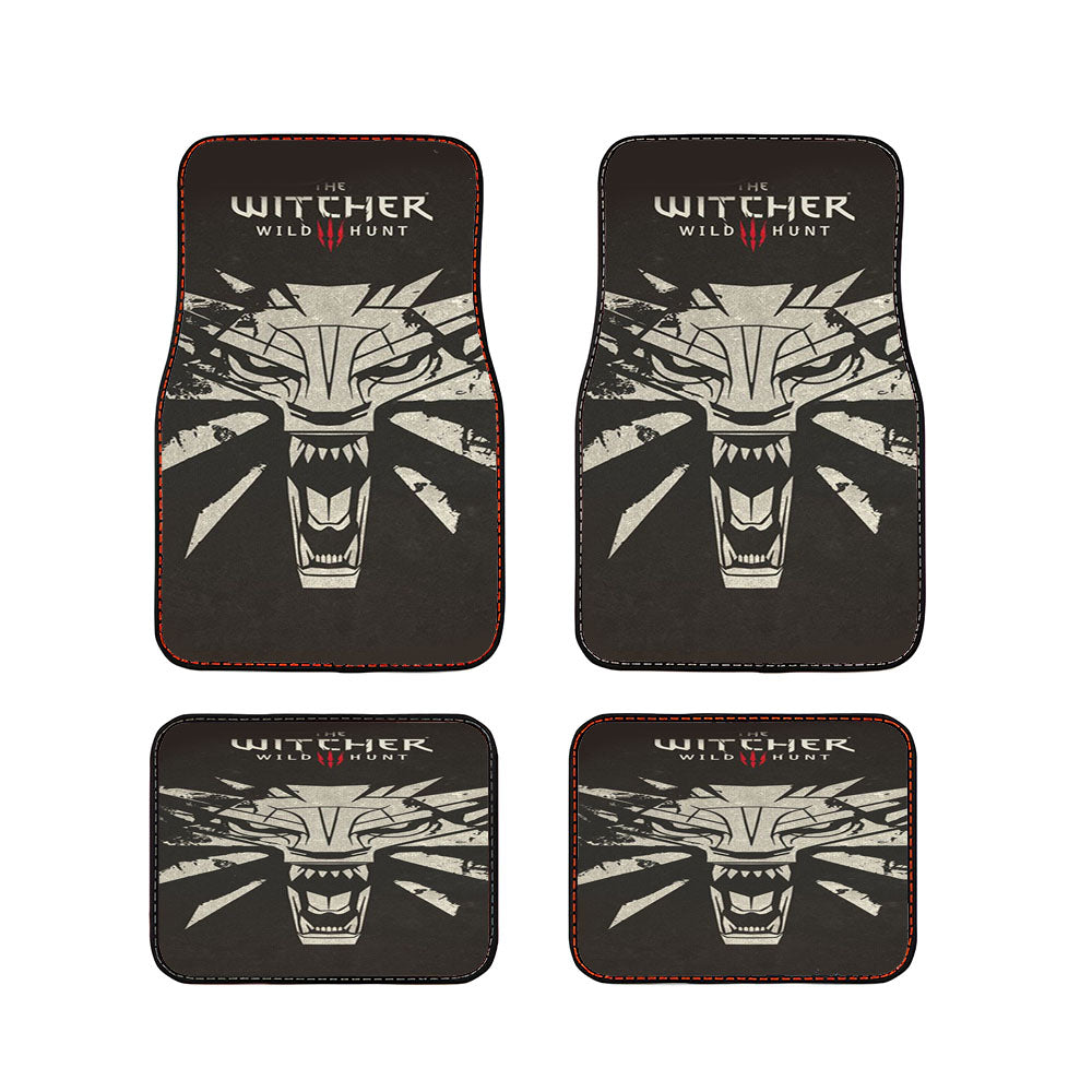 The Witcher Wild Hunt Logo Car Floor Mats Accessories