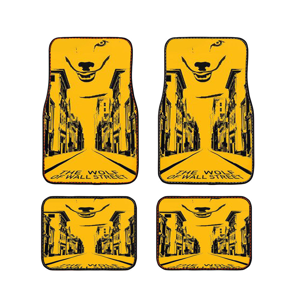 The Wolf Of Wall Street Sign Car Floor Mats Accessories
