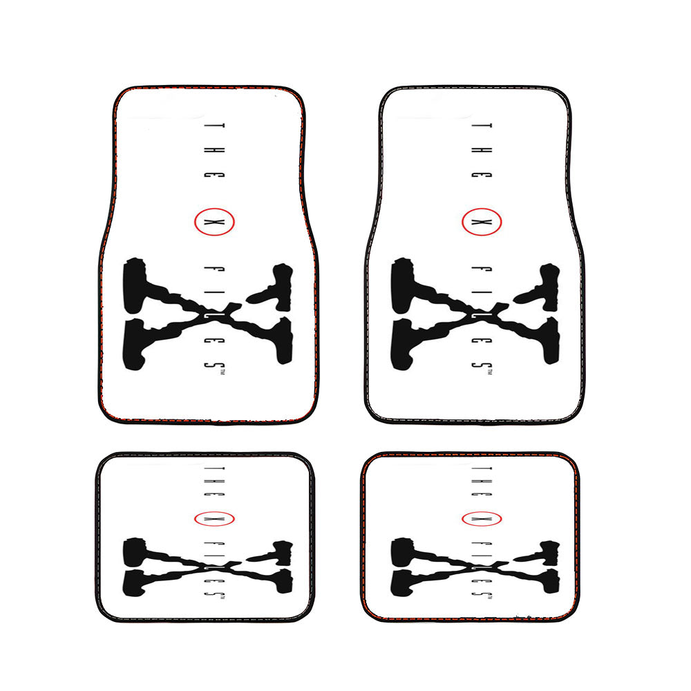 The X-Files White Car Floor Mats Accessories