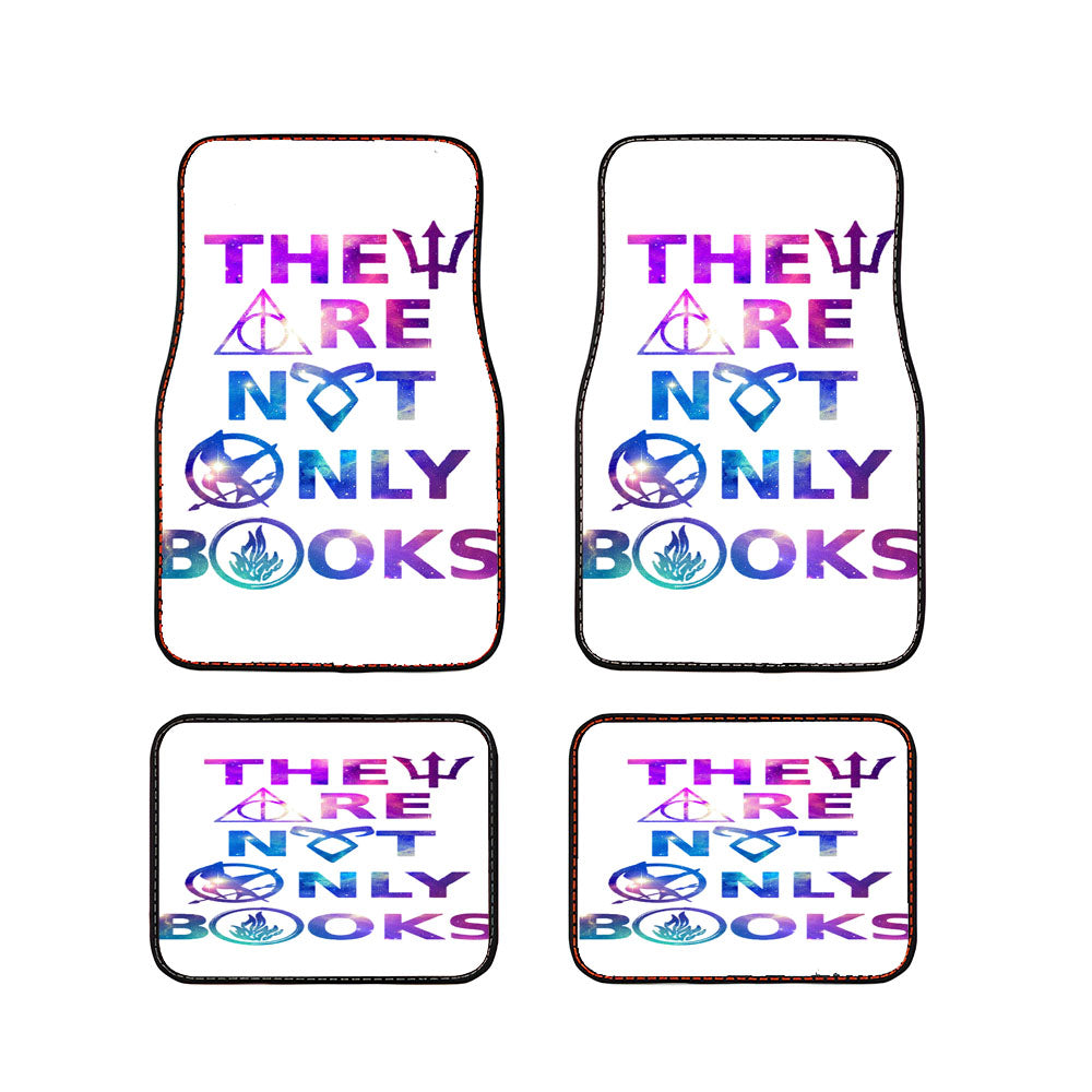 They Are Not Only Books Car Floor Mats Accessories