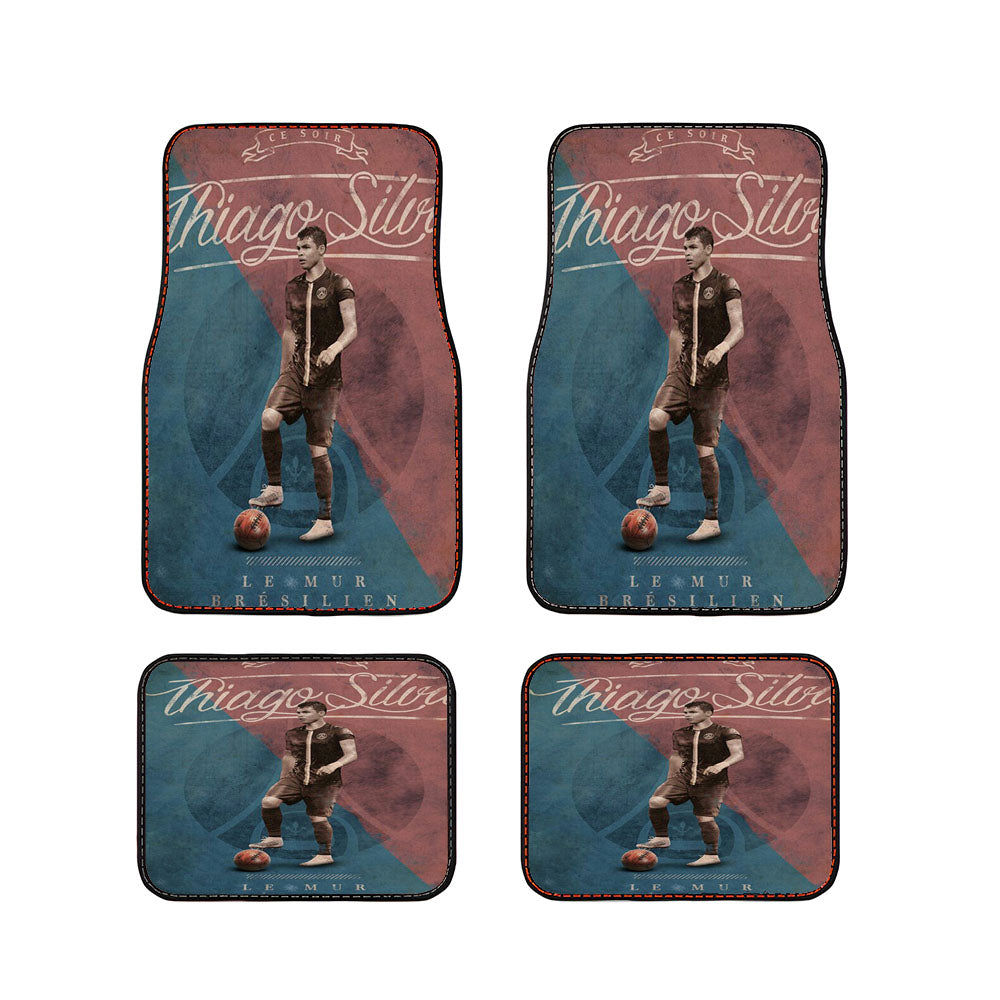 Thiago Silva Paris Saint Germany Car Floor Mats Accessories