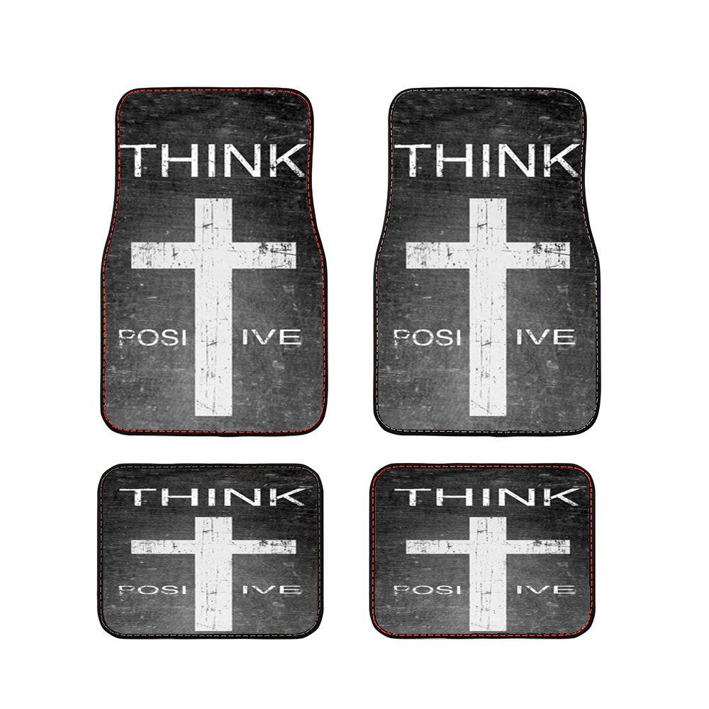 Think Positive Car Floor Mats Accessories