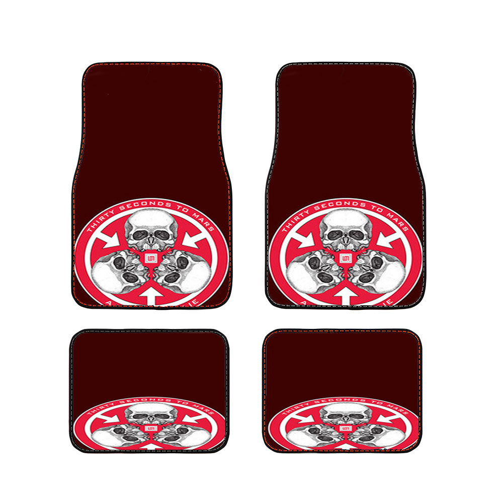 Thirty Seconds To Mars Skulls Car Floor Mats Accessories