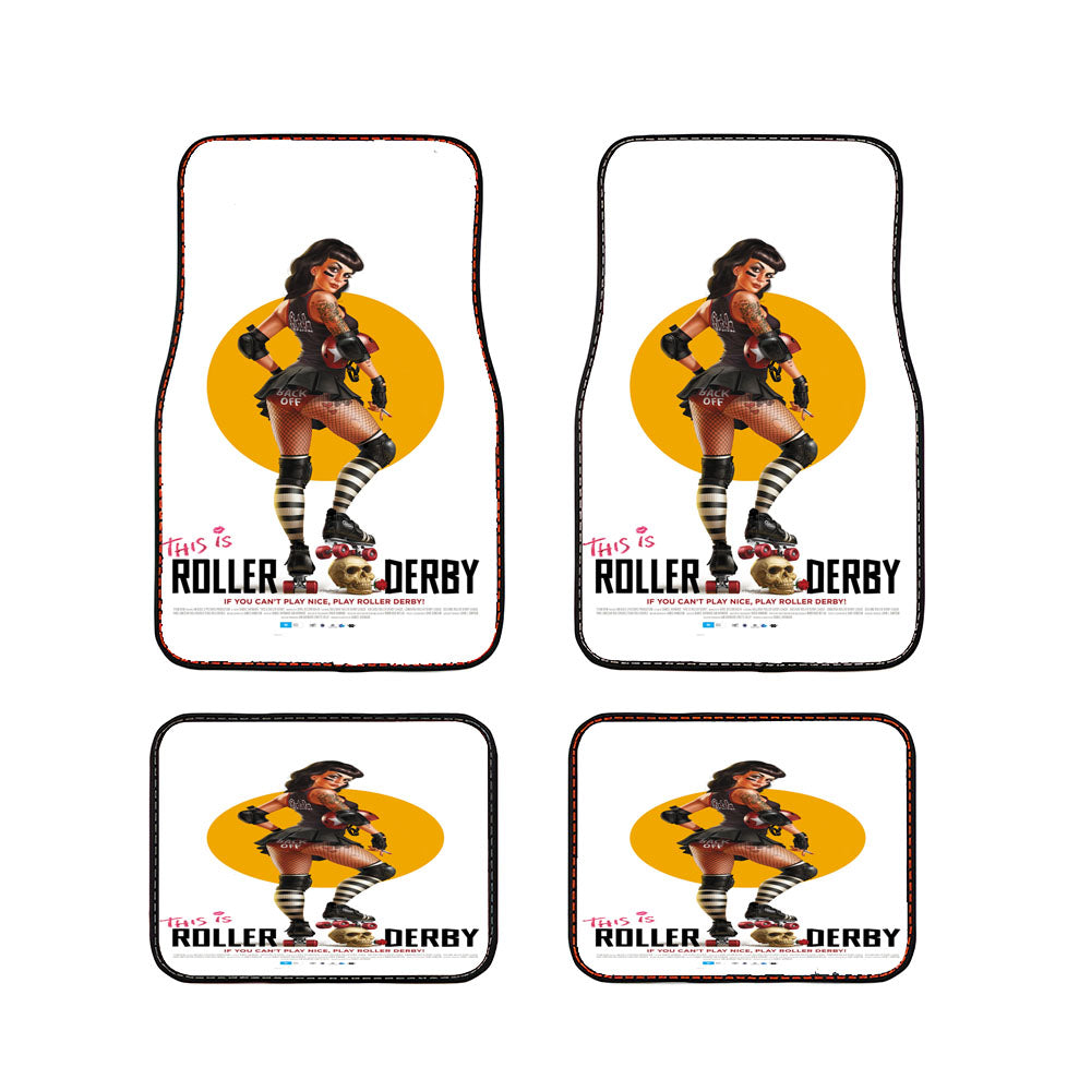 This Is Roller Derby Car Floor Mats Accessories