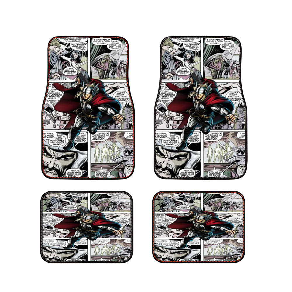 Thor Comics Car Floor Mats Accessories