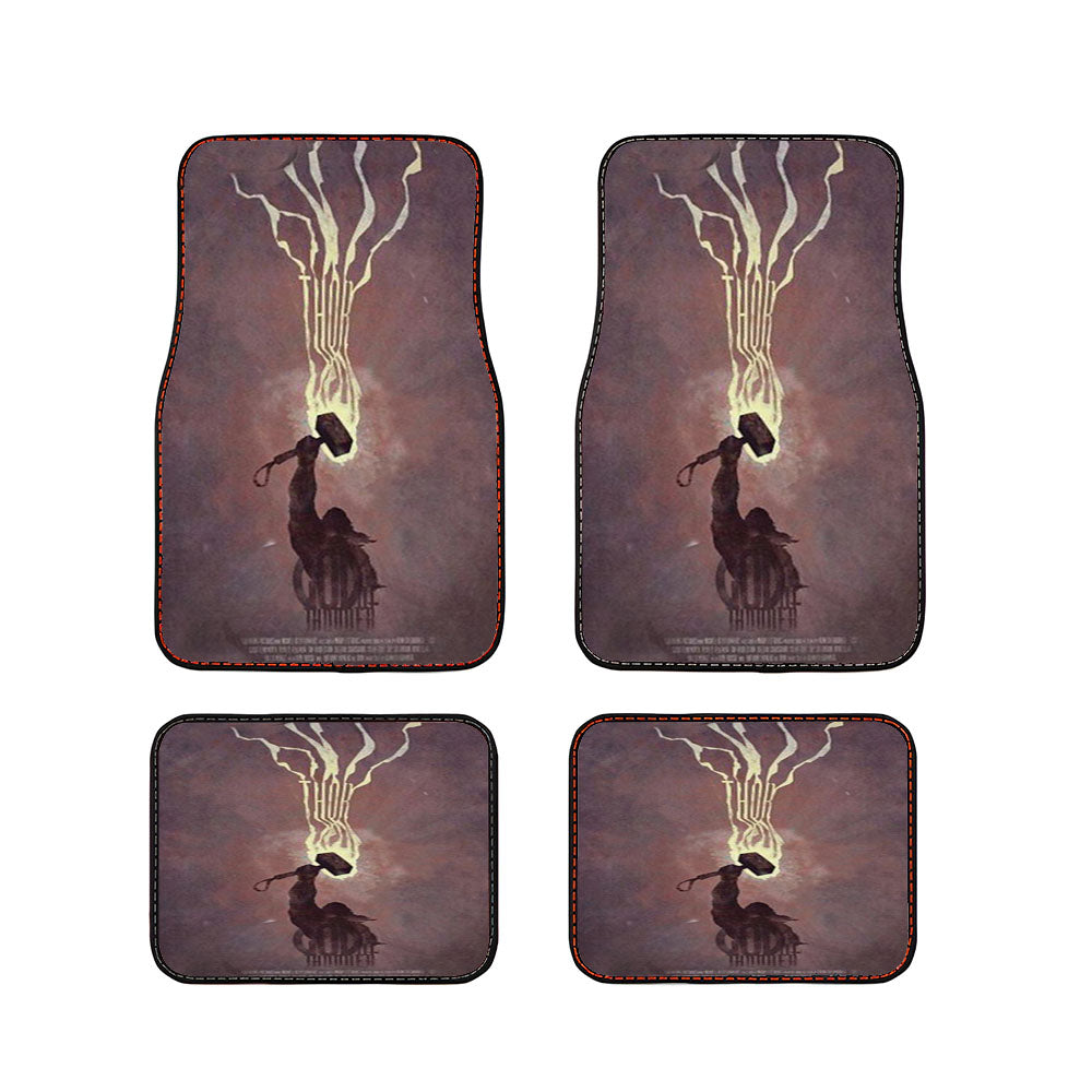 Thor Marvels Poster Car Floor Mats Accessories