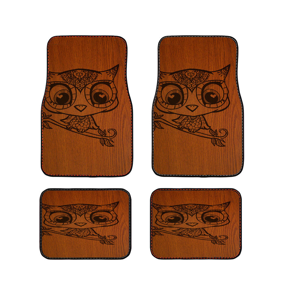Three Owl Car Floor Mats Accessories