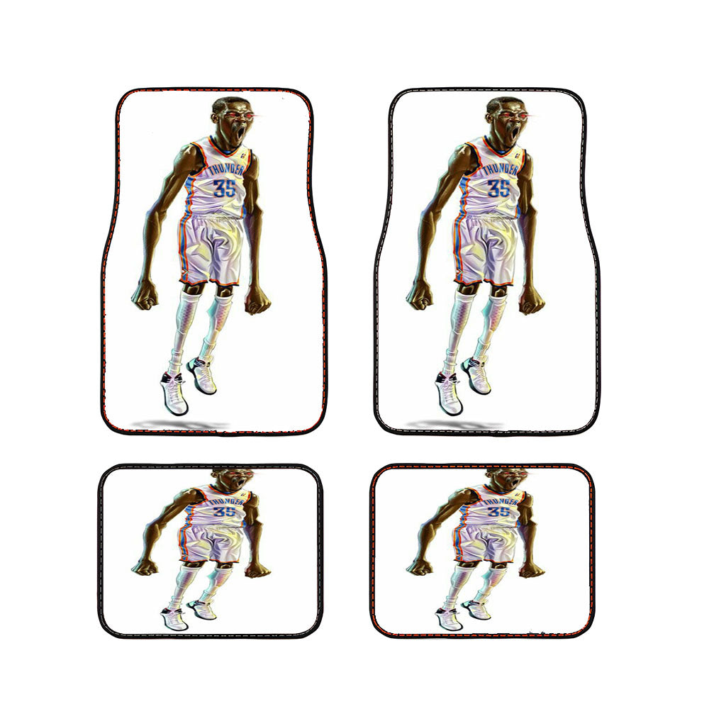 Thunder 5 Basket Ball Car Floor Mats Accessories