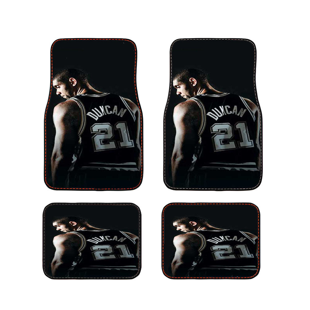 Tim Duncan Back Car Floor Mats Accessories