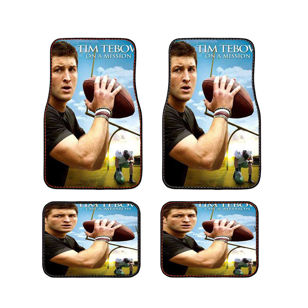 Timtebow On A Mission Car Floor Mats Accessories