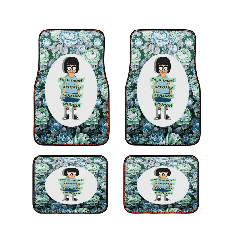 Tina Belcher I'M A Smart Strong Car Floor Mats Accessories