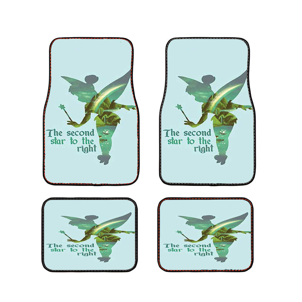Tinkerbell Second Star Car Floor Mats Accessories