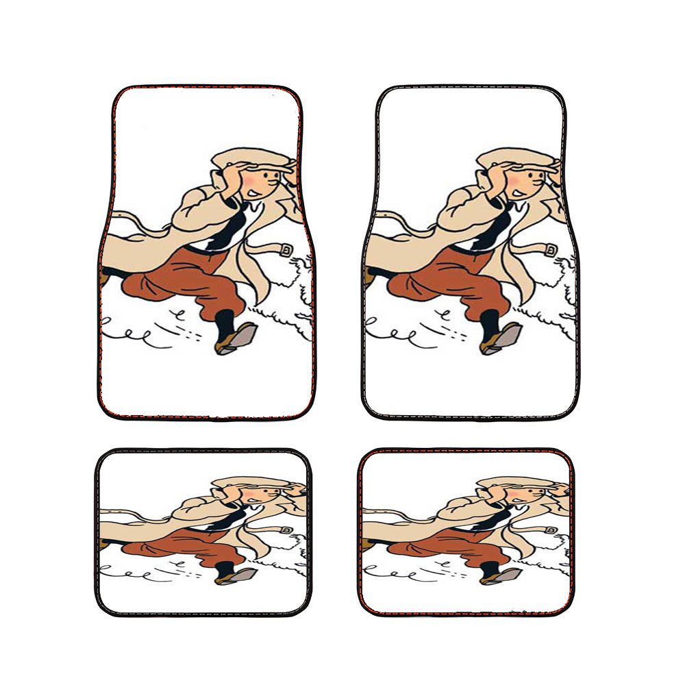 Tintin Running Car Floor Mats Accessories