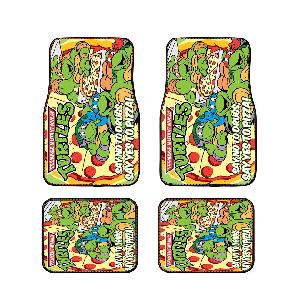 Tmnt Ninja Turtle Say Yes To Pizza Car Floor Mats Accessories