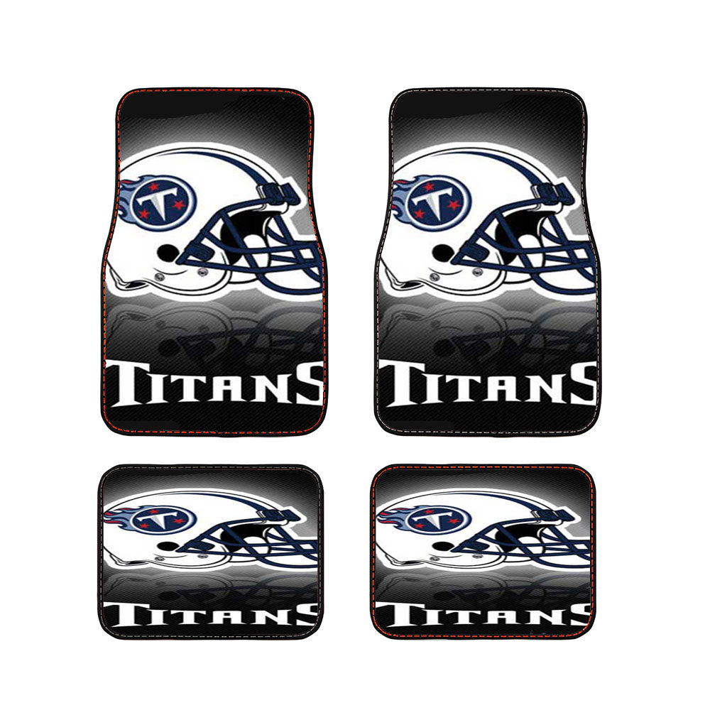 Tn Titans Helmet Stripes Car Floor Mats Accessories