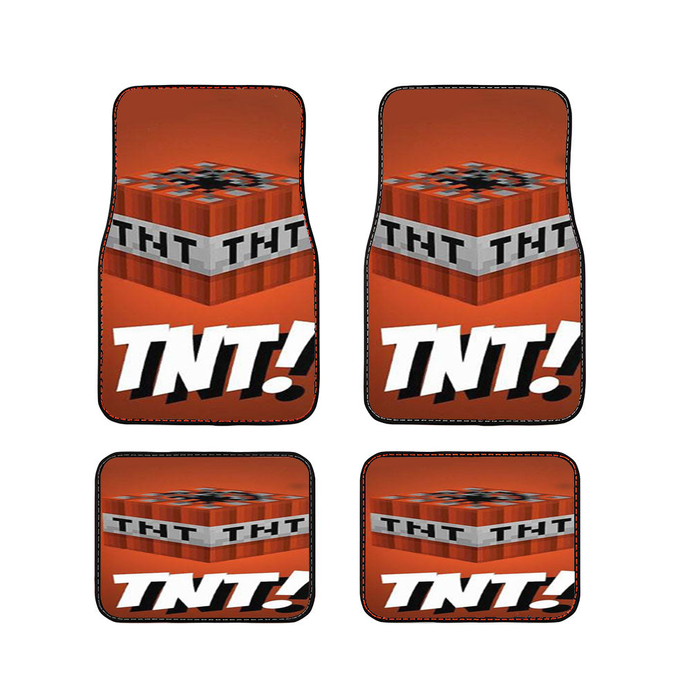 Tnt Minecraft Car Floor Mats Accessories
