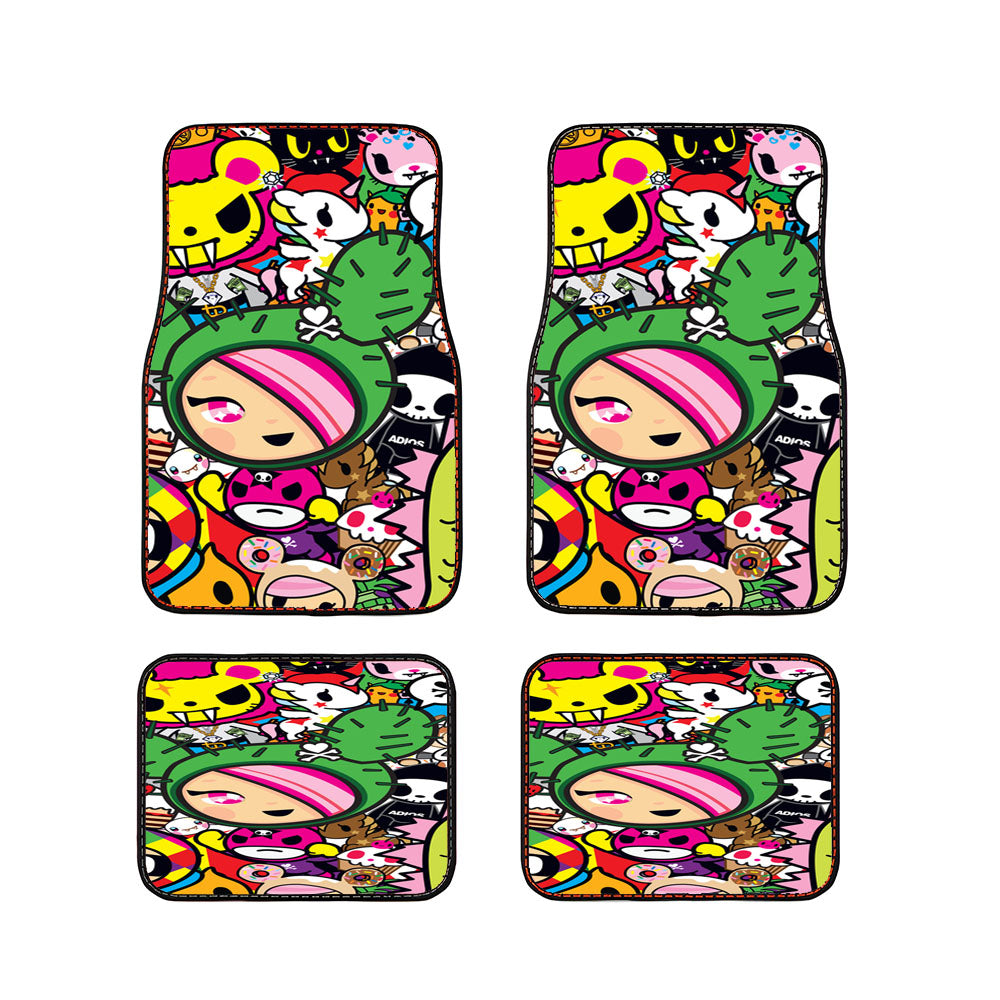Tokidoki All Stars Car Floor Mats Accessories